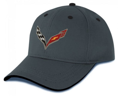 Heritage-Cap---Gray/Black-205384-Corvette-Store-Online