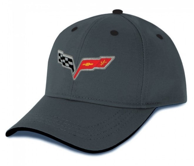 Heritage-Cap---Gray/Black-205387-Corvette-Store-Online