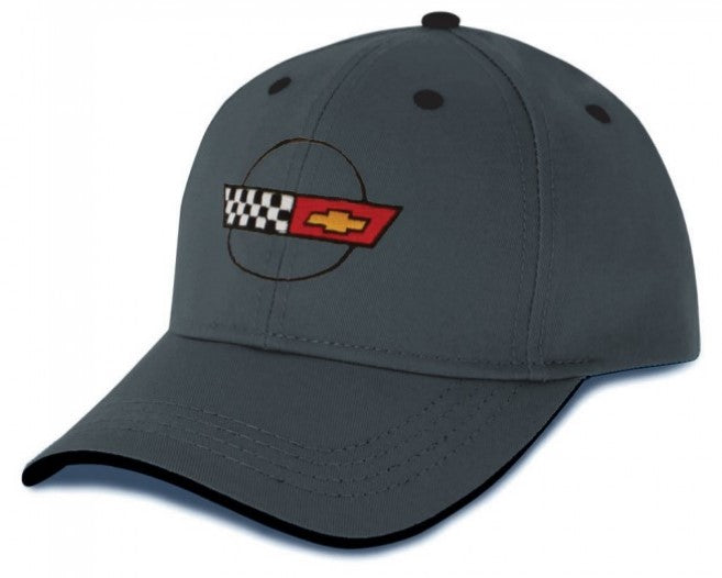 Heritage-Cap---Gray/Black-205389-Corvette-Store-Online