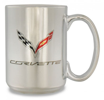 Crossed-Flags-Ceramic-15oz-Mug---Silver-205408-Corvette-Store-Online