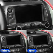 Carbon-Fiber-Radio-Screen-Side-Cover-Trim---3pc-205448-Corvette-Store-Online
