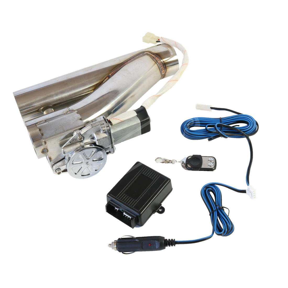 Base-25-Electric-Exhaust-Downpipe-Cutout-Valve-Controller-Remote-Kit-205458-Corvette-Store-Online