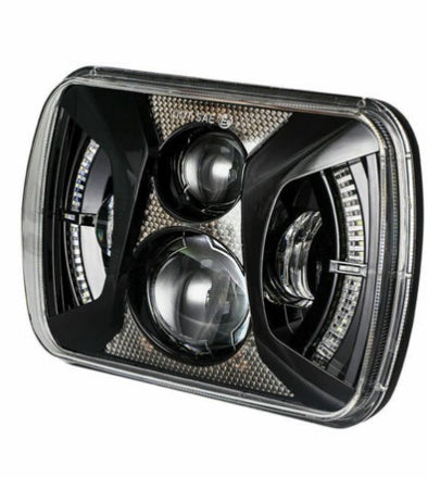 Custom-DOT-80W-LED-Headlight-Hi/Lo-Beam-DRL---Pair-205480-Corvette-Store-Online