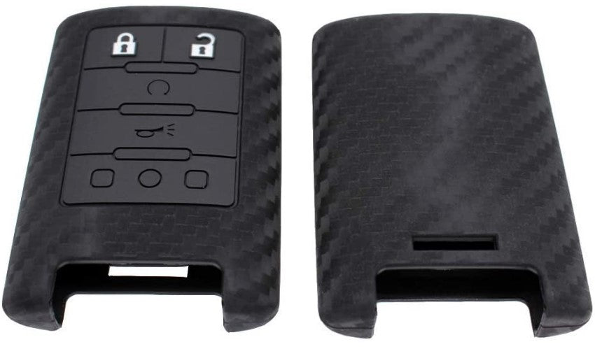 Silicone-Carbon-Fiber-Style-Key-Fob-Case-205534-Corvette-Store-Online