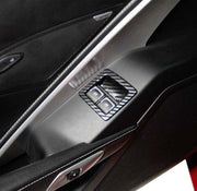 Hydro-Carbon-Fiber-Door-Window-Lift-Switch-Frame-Cover-Trim---2pc-205552-Corvette-Store-Online