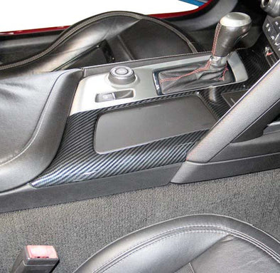 Hydro-Carbon-Fiber-Control-Gears-Panel-Cover-Trim-205553-Corvette-Store-Online