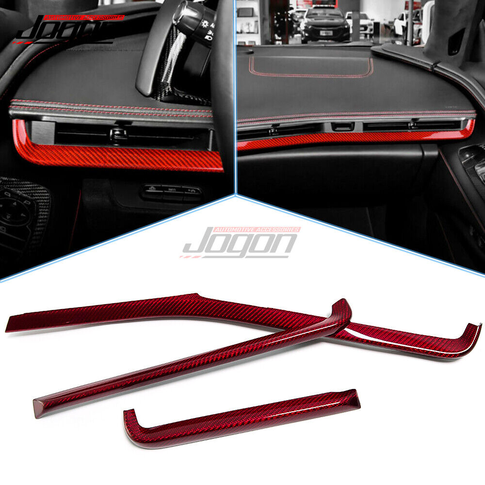 Z51-Console-Dashboard-Instrument-Strip-Trim---Red-Carbon-Fiber-205616-Corvette-Store-Online