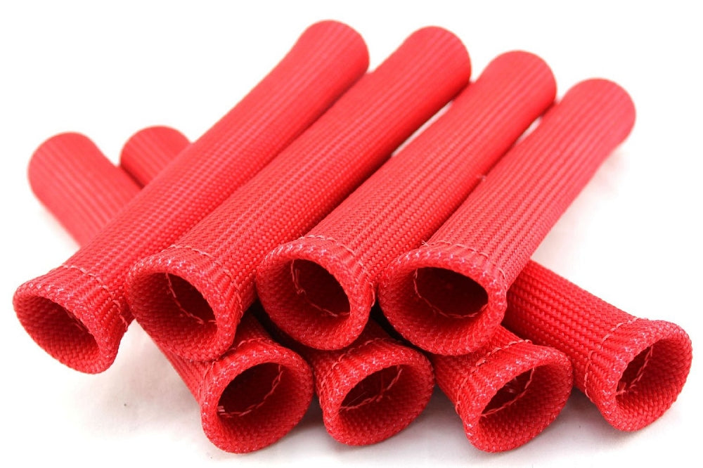 Spark-Plug-Wire-&-Boot-Protectors-Insulators---Red-205920-Corvette-Store-Online