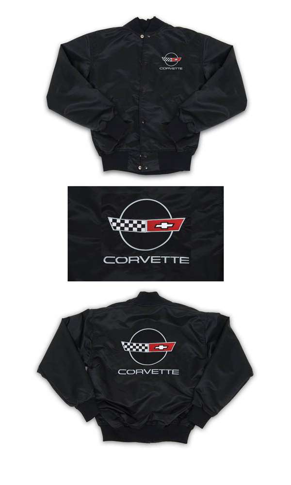 Satin-Jacket-W/C4-Logo---2XL-206110-Corvette-Store-Online