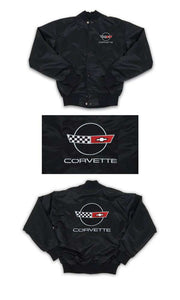 Satin-Jacket-W/C4-Logo---2XL-206110-Corvette-Store-Online