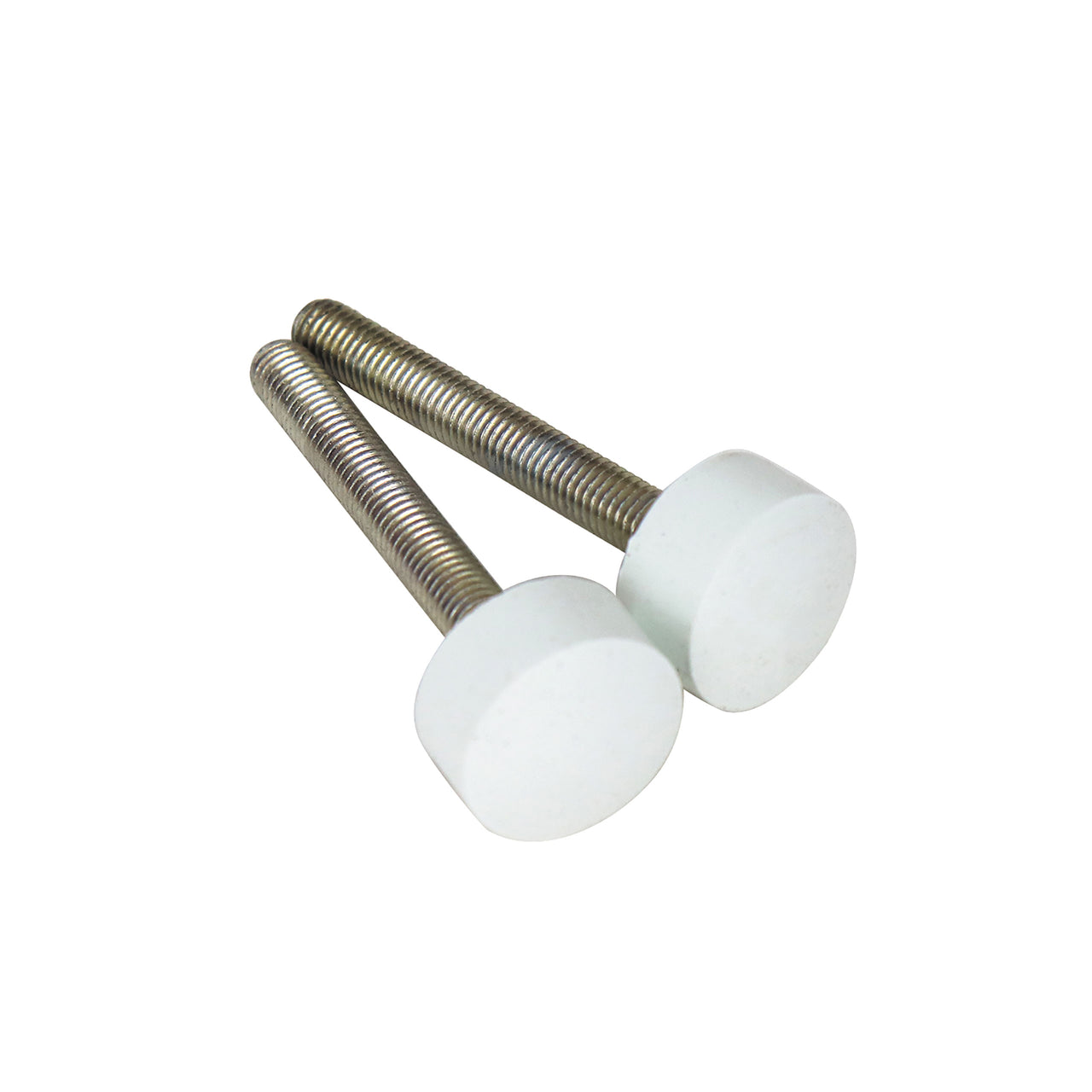 Colored-Hood-Adjuster-Bumper-W/Bolt---Sets-of-2---Front---White-206221-Corvette-Store-Online