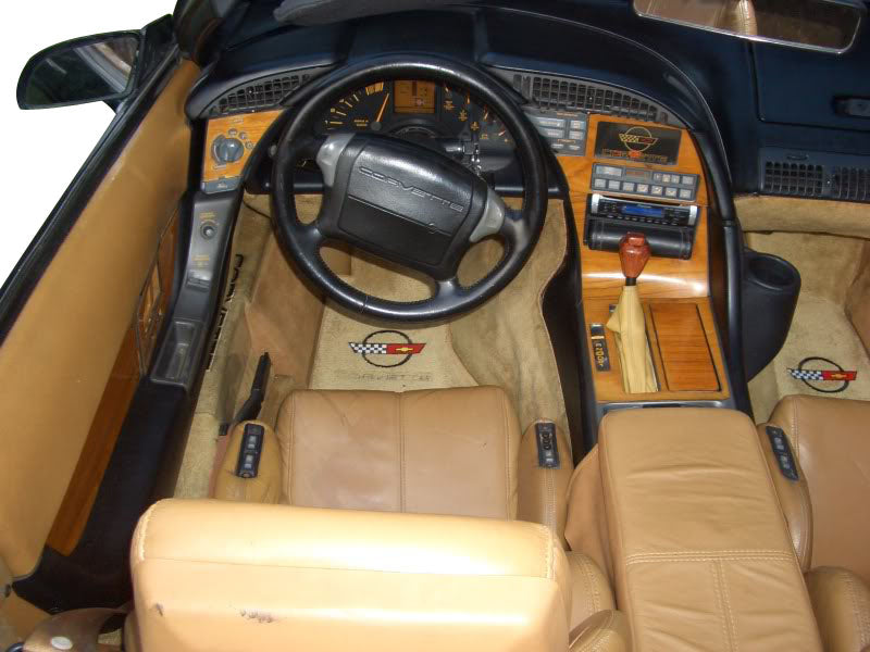 Rosewood-Interior-Dash/Trim-Overlay-Kits---Auto---5pc-Kit-206556-Corvette-Store-Online