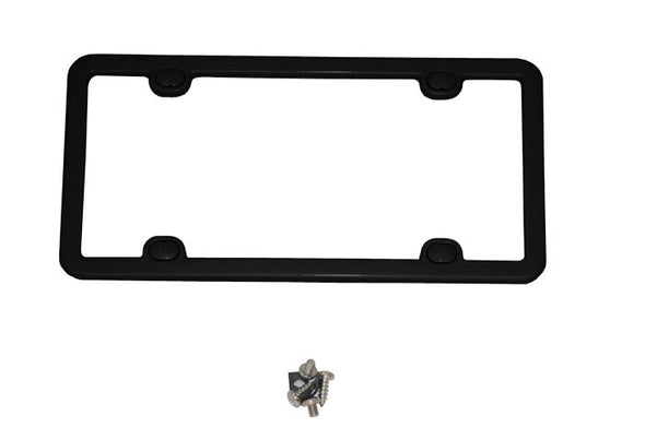 Custom-Painted-License-Plate-Frames---Matte-Black-206711-Corvette-Store-Online