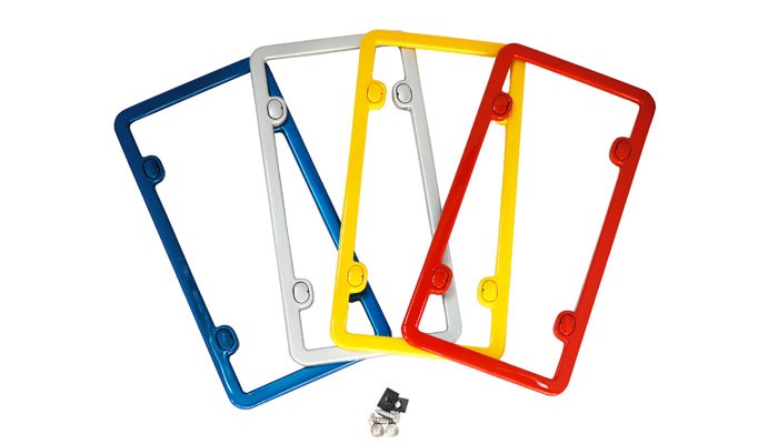 Custom-Painted-License-Plate-Frames---Electron-Blue-206714-Corvette-Store-Online