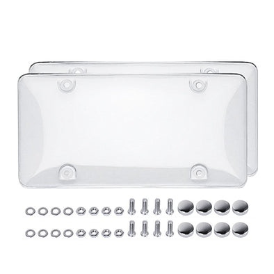 Clear-Bubble-License-Plate-Shield-W/Hardware-206755-Corvette-Store-Online