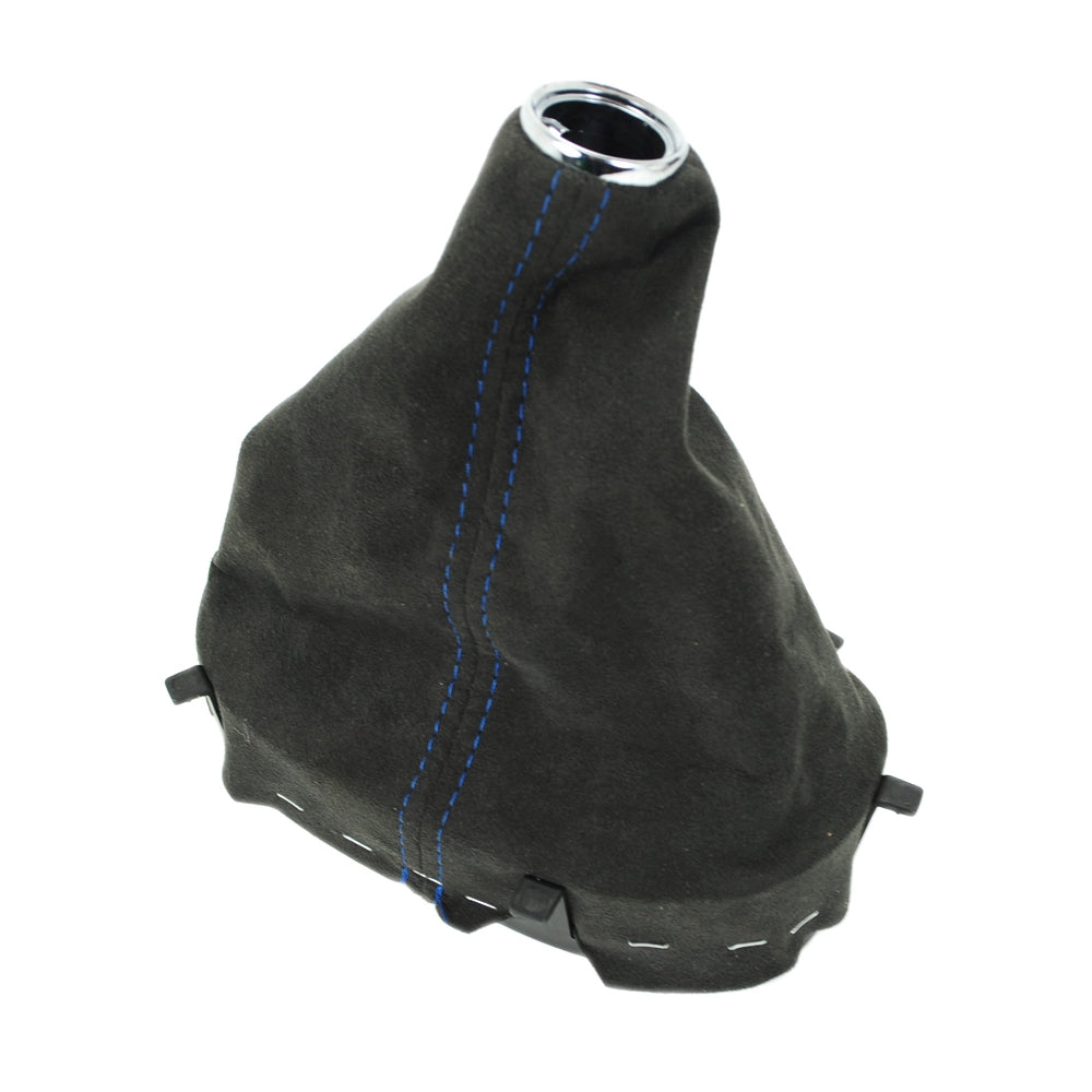 Leather-Shift-Boot---Manual---Black-W/White-Stitching-207335-Corvette-Store-Online