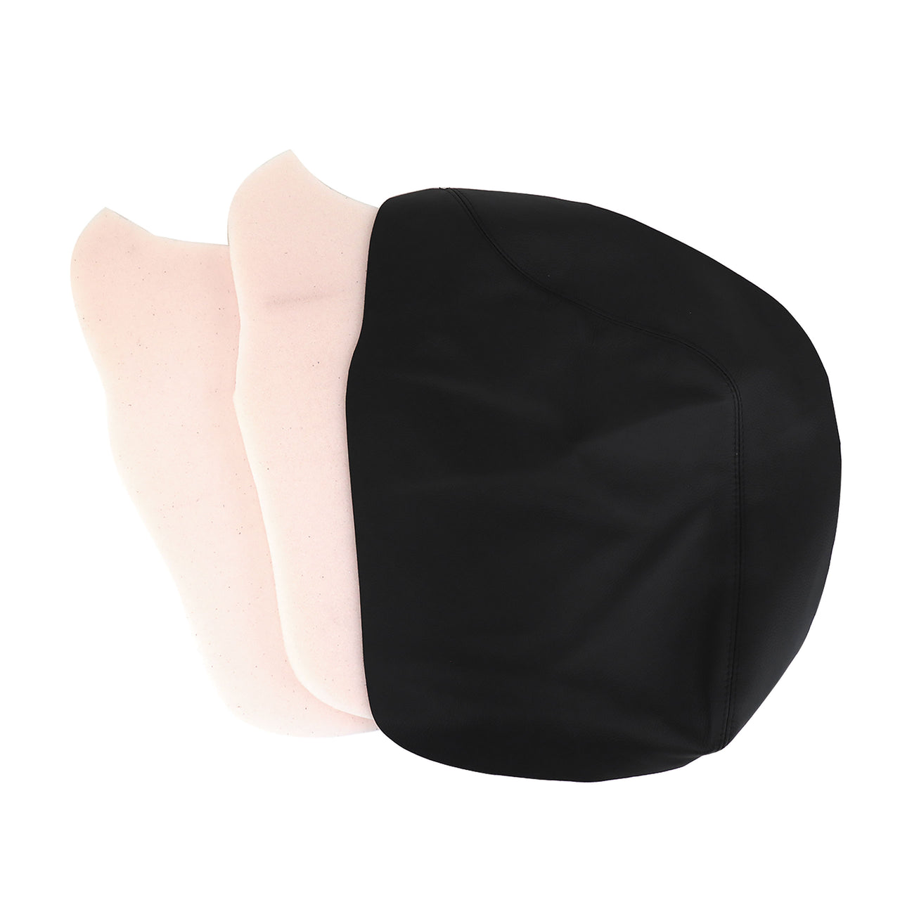 Leather-Armrest-Cover---Black-W/Black-Stitch-&-1-1/8in-Padding-207605-Corvette-Store-Online