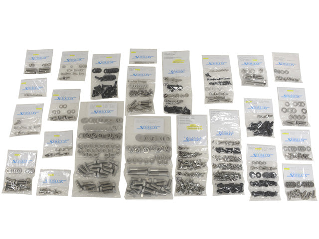 Body-Kit---Bolt-Set-OE-Style-Indented-Hex-Head-(Black-Stainless)-208029-Corvette-Store-Online