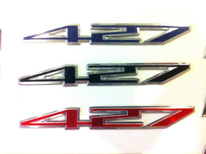 427-Aluminum-Badges/Engine-Plates-Emblems---427-Badge---Black---Pair-208083-Corvette-Store-Online