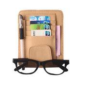 Sun-Visor-Card-Organizer-W/Sun-Glasses-Holder---Black-208188-Corvette-Store-Online