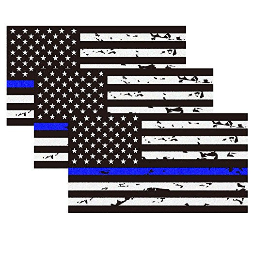 Back-Our-Heroes-Tattered-Decal---Police-Officers---Thin-Blue-Line-208191-Corvette-Store-Online