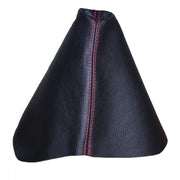 Black-NAPPA-Shift-Boot-W/Accent-Stitching---Auto---Perf---Dark-Red-208263-Corvette-Store-Online