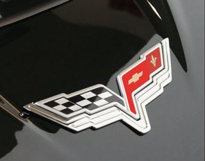 Chrome-Plated-Billet-Aluminum-Emblem-Bezels---Single-208628-Corvette-Store-Online