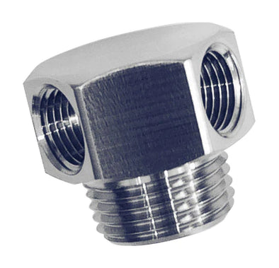 Stainless-Steel-Vacuum-Fitting---Double-Port-W/Finish-Options-Non-Polished-208984-Corvette-Store-Online