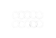 Crush-Washer-&-O-Rings-10pk-Fittings----4AN-Aluminum--10AN-Viton-209194-Corvette-Store-Online