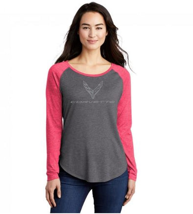 Ladies-Raglan-Sleeve-T-Shirt---Small-209789-Corvette-Store-Online