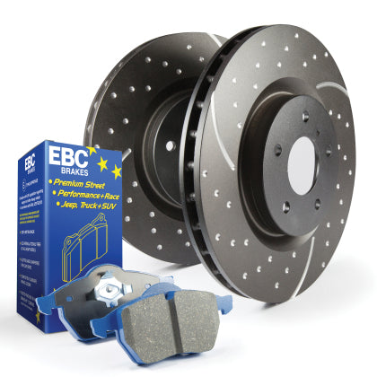 Stage-6-EBC-Rear-Slotted/Drilled-Rotors-W/Blue-Brake-Pad-Kit---Front-210197-Corvette-Store-Online