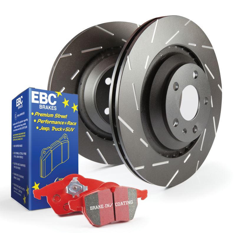 Stage-4-EBC-Slotted-Rotors-W/Red-Brake-Pad-Kit---Front-210199-Corvette-Store-Online