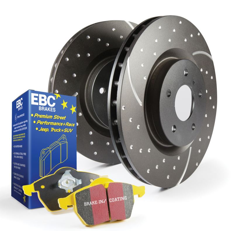 Stage-5-EBC-Slotted/Drilled-Rotors-W/Yellow-Brake-Pad-Kit---Rear-&-Front-210202-Corvette-Store-Online