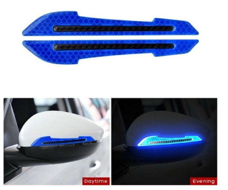 Reflective-Carbon-Fiber-Side-Mirror-Warning-Trim---Pair---Blue-210564-Corvette-Store-Online