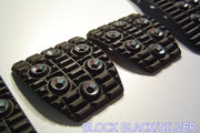 Billet-Racing-Pedals---Manual---Block---Black/Silver-210771-Corvette-Store-Online