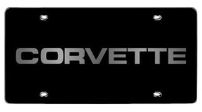 License-Plate---C4-Lettering---Black-211343-Corvette-Store-Online
