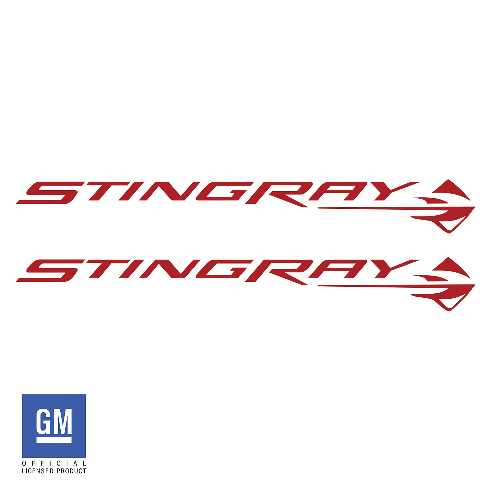 Mirror-Vinyl-Decals---Gloss-Red-Stingray-Script-&-Logo--211573-Corvette-Store-Online