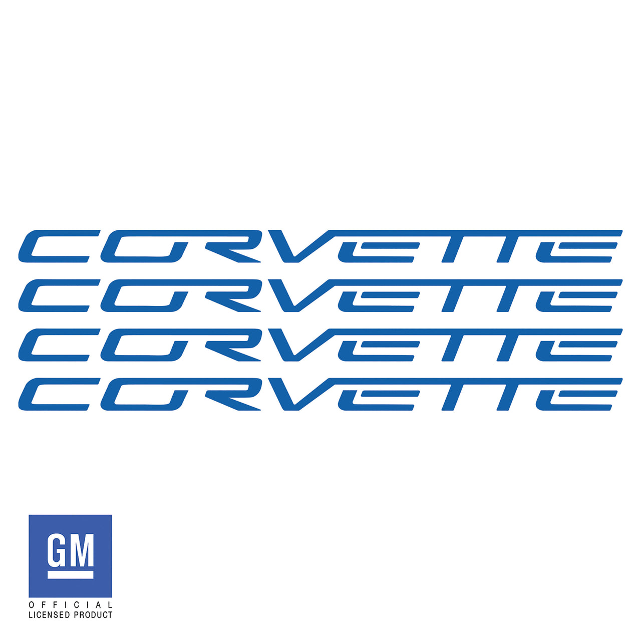 Wheel-Lettering-Kit---Corvette-Script-for-4-Wheels---Gloss-Blue-211620-Corvette-Store-Online