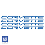 Wheel-Lettering-Kit---Corvette-Script-for-4-Wheels---Gloss-Blue-211620-Corvette-Store-Online