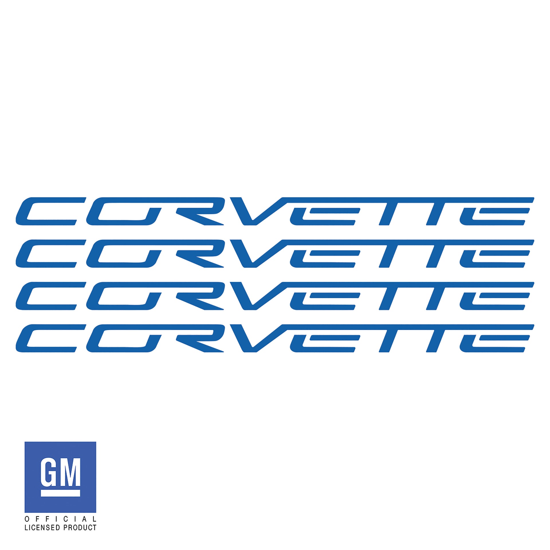 Wheel-Lettering-Kit---Corvette-Script-for-4-Wheels---Gloss-Blue-211620-Corvette-Store-Online