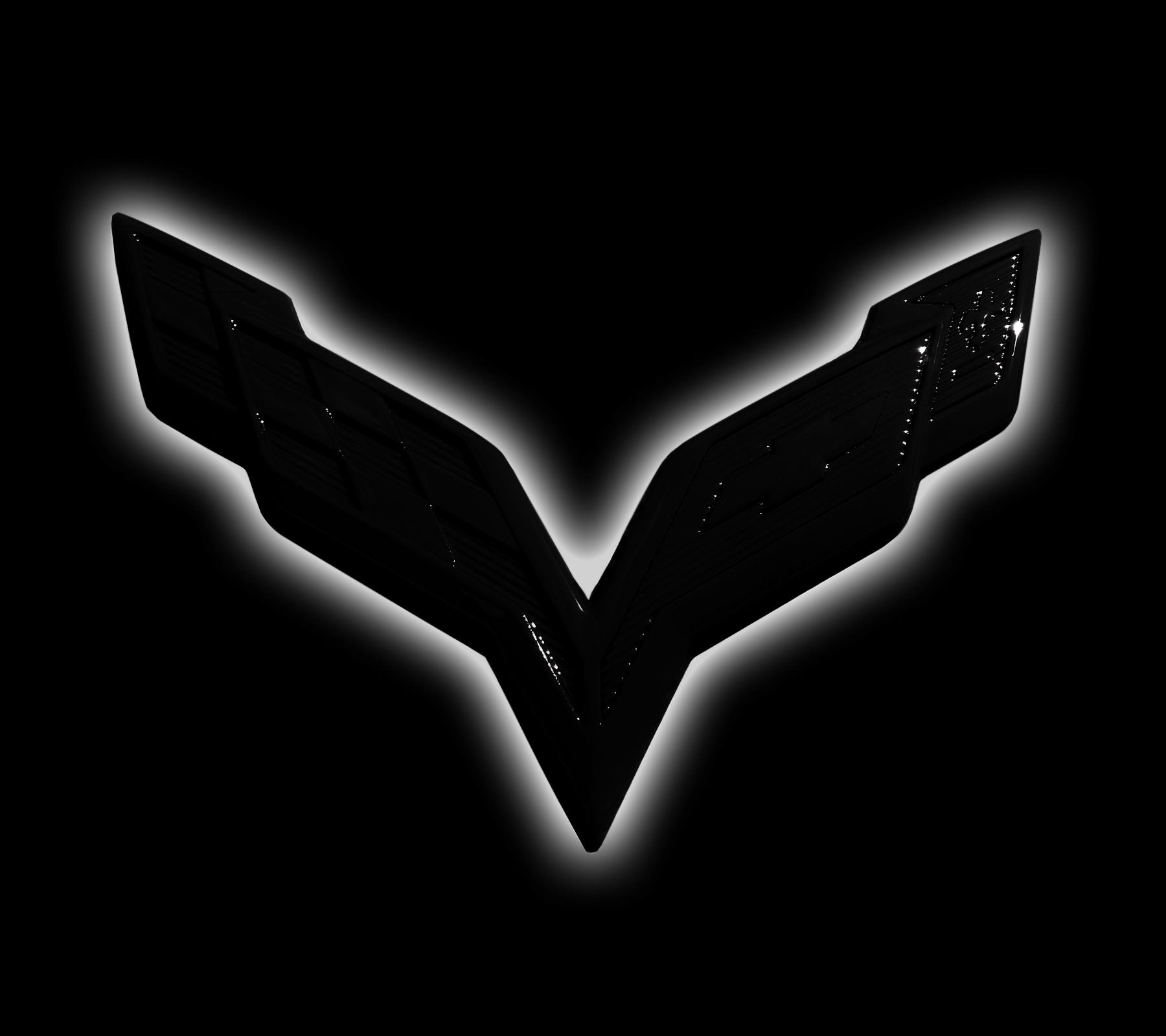 Custom-Painted-LED-Front-Emblem-Lighting-W/White-LED-211843CP-Corvette-Store-Online