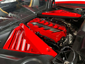 Custom-Painted-Engine-Bay-Filler-Panels-W/Gloss-Clear-Finish-211959CP-Corvette-Store-Online