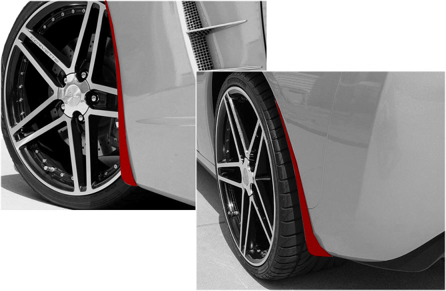Custom-Painted-Splash-Guard-Set-W/Smooth-212018CP-Corvette-Store-Online