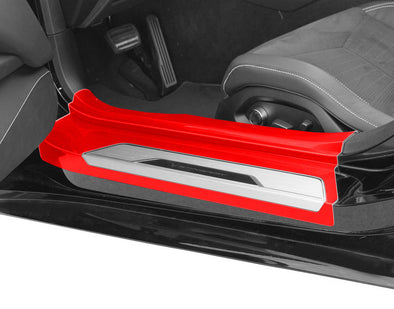 Custom-Painted-Door-Sill-Guards---Solid-Color-212043CP-Corvette-Store-Online