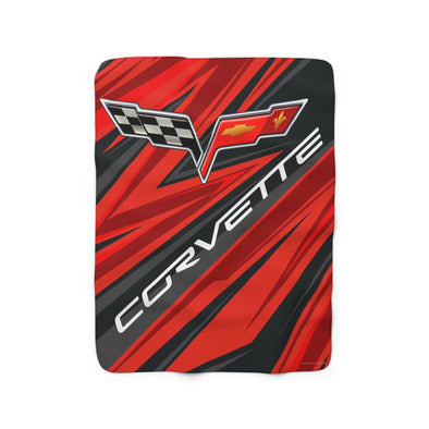 C6-Corvette-Racing-Decorative-Diagonal-Pattern-Sherpa-Blanket,-Perfect-for-Chilly-Days-camaro-store-online