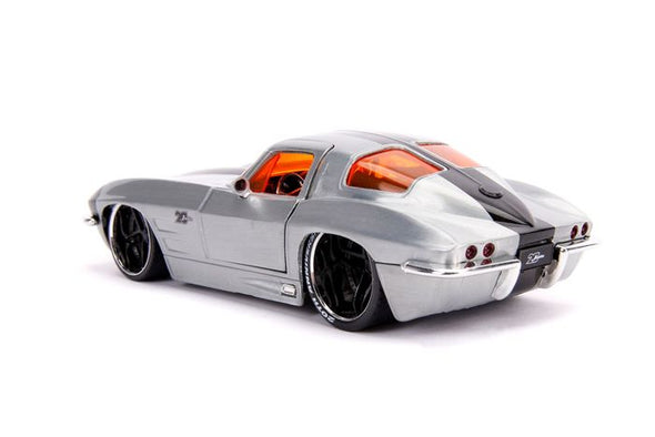 1963 Chevrolet Corvette Sting Ray Raw Metal with Black Stripe - [Corvette Store Online]