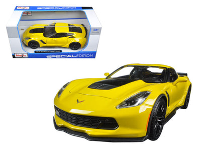 2015 Chevrolet Corvette Stingray C7 Z06 Yellow 1/24 Diecast - [Corvette Store Online]