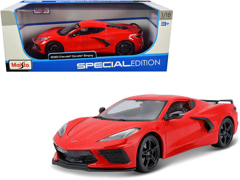 2020 Chevrolet Corvette Stingray C8 Red 1/18 Diecast