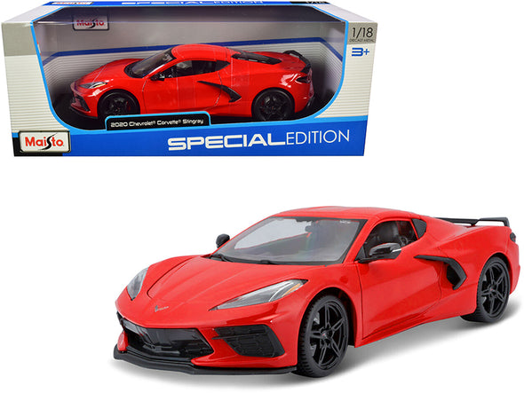 2020 Chevrolet Corvette Stingray C8 Red 1/18 Diecast