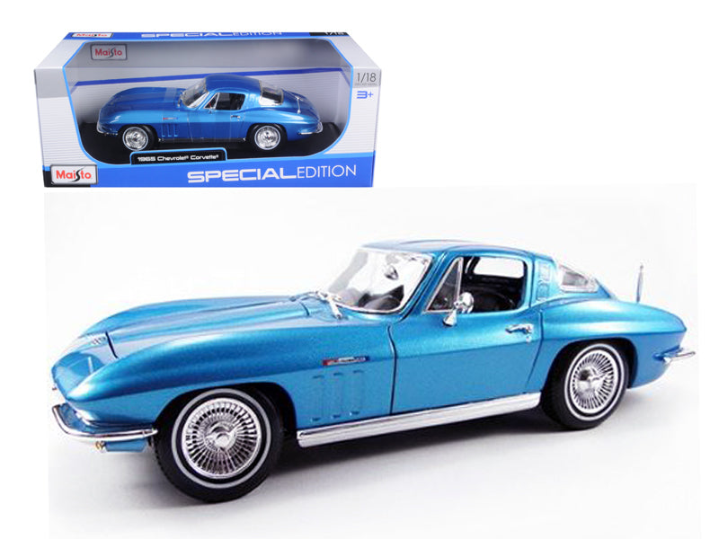 1965 Chevrolet Corvette Blue 1/18 Diecast - [Corvette Store Online]